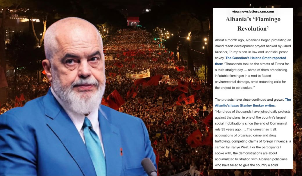 “Mijëra njerëz në rrugët e Tiranës”/ Revolta në Shqipëri në fokusin e programit më të ndjekur të CNN, që drejtohet nga Fareed Zakaria: Objektiv i protestave është Edi Rama