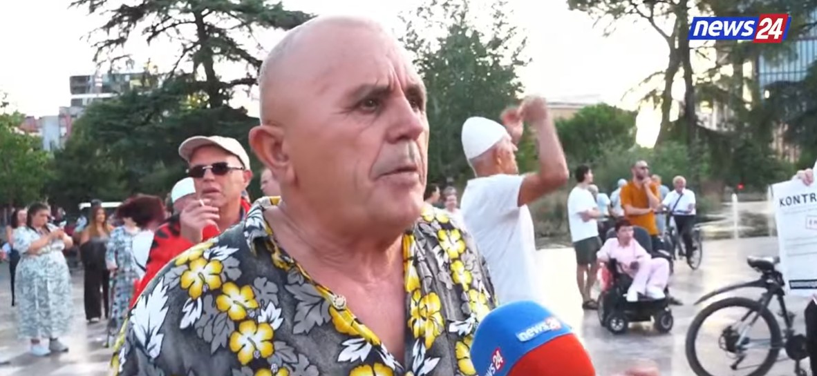 Shqiptarët refuzojnë t’i japin besën Ramës/ Protestuesi nga Sheshi Skënderbej: Na ka ardhur aty ku nuk mban më, kërkojmë largimin e të pabesit!