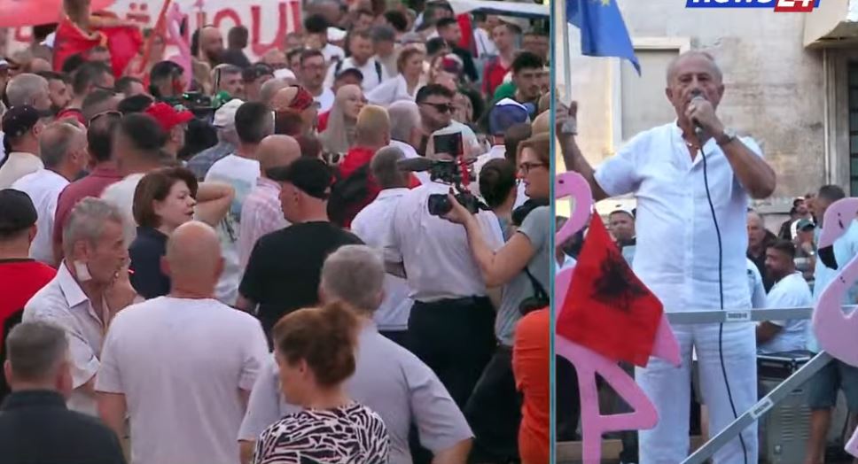 “Taulant Balla na quajti sorra e laraska, por ai është krimb!”/ Emigranti vjen nga Italia në protestë: Rama e ke shitur Shqipërinë! Ku është Presidenti që s’mbron Kushtetutën?