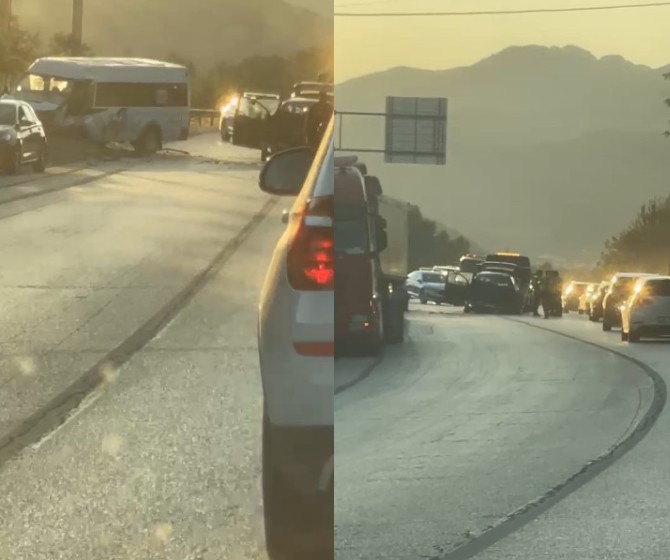 Aksident i rëndë në aksin Peqin–Elbasan, përplasen tre automjete, pesë të plagosur! Bllokohet qarkullimi