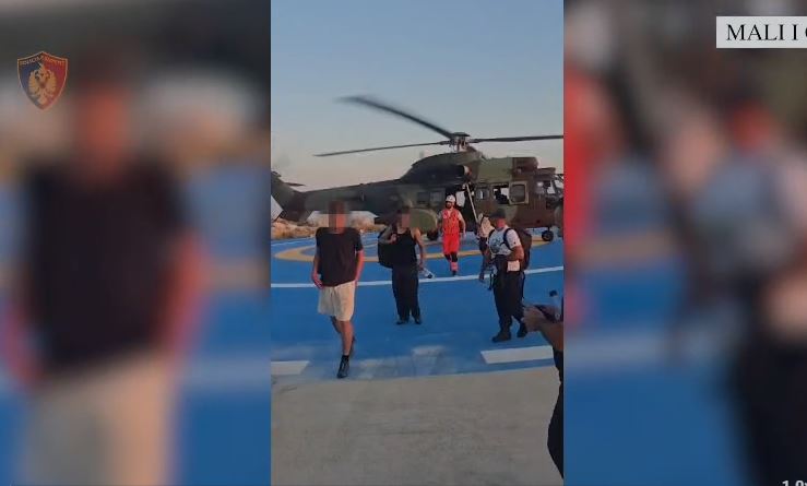 U bllokuan në Malin e Çikës, shpëtohen me helikopter tre turistë gjermanë
