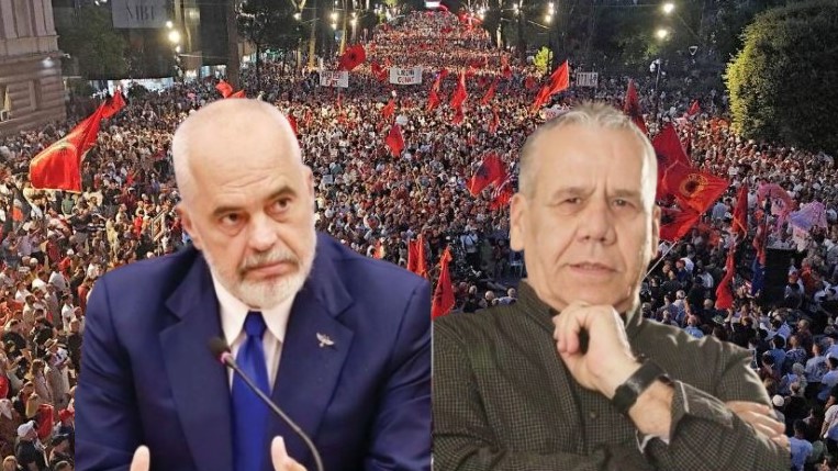 “Protestat rinore në Tiranë janë shpresa e vetme”, Kim Mehmeti: Shqipëria e piktorit ngjan sikur është mëmëdhe i serbëve, jo i shqiptarëve
