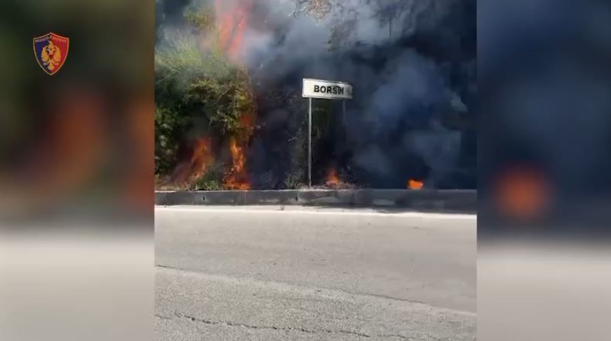 Himarë/ Ndezi disa vatra zjarri, kapet në flagrancë 52-vjeçari, një banesë rrezikohet nga flakët