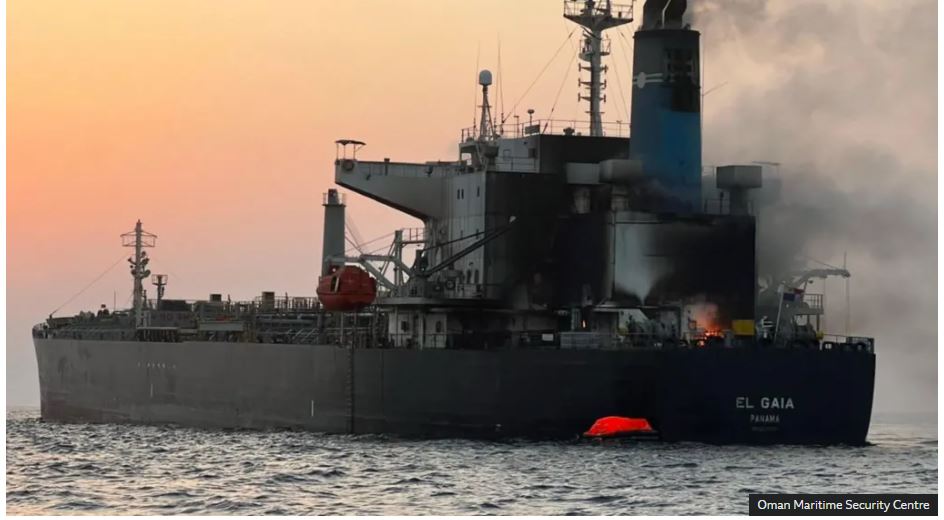 Sulm ndaj anijes me naftë në Hormuz, zhduken dy marinarët